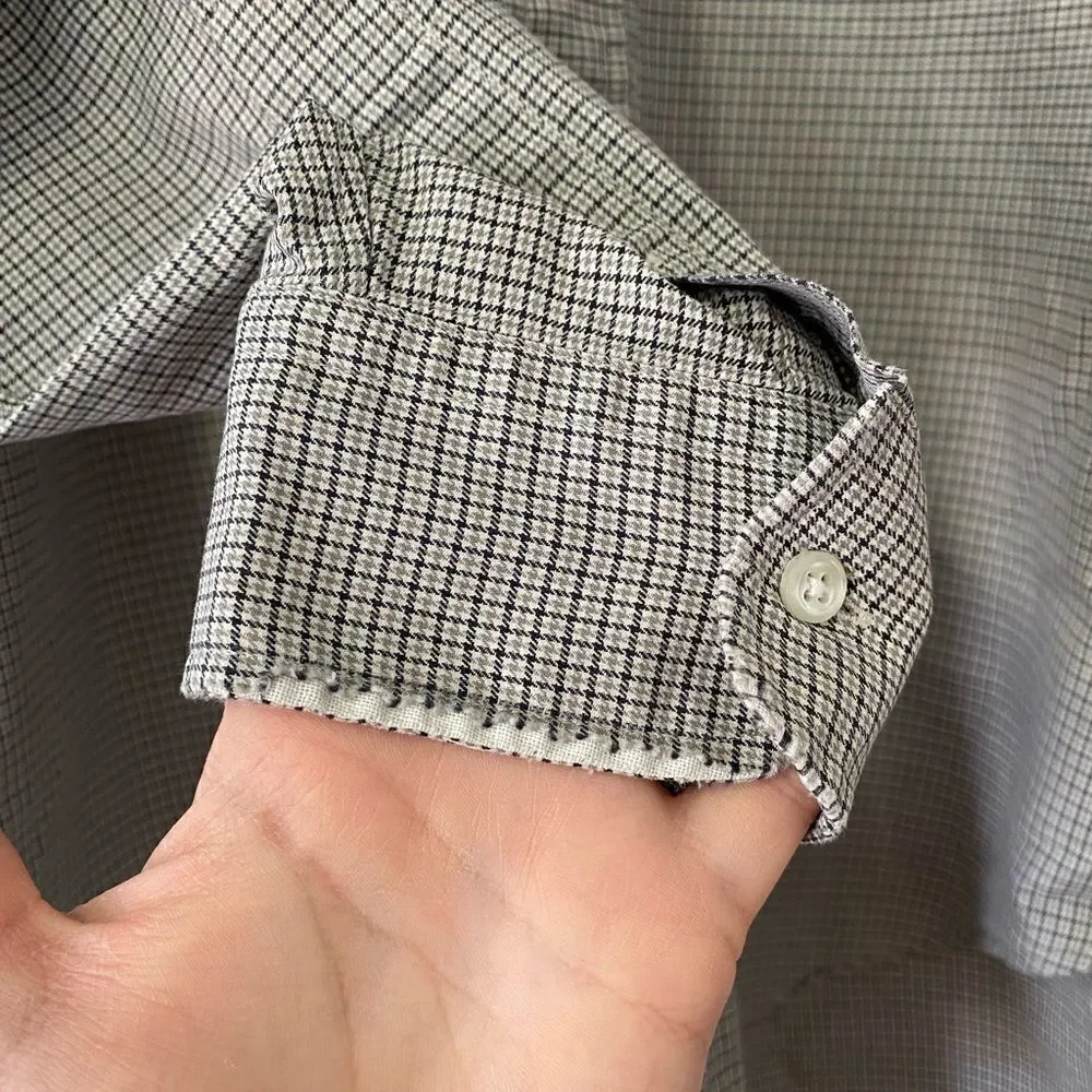 Polo Ralph Lauren Men Plaid  Cotton Shirt Size L